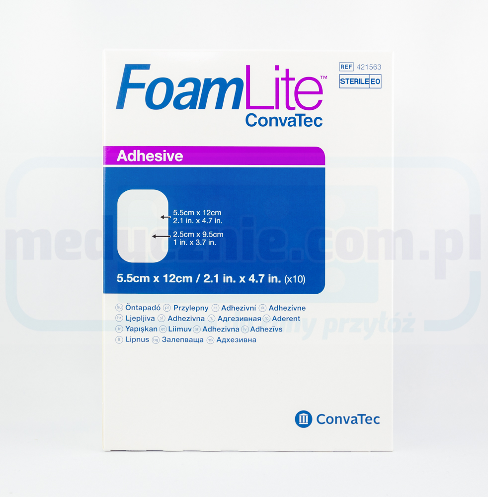 Aquacel Foam Lite 5,5*12cm mehrschichtiger Schaumstoffverband 1Stk.